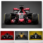 Картина на холсте без рамки Формула один, гоночный автомобиль, спортивный автомобиль, Aston Martin, художественный настенный постер и декоративная картина для гостиной