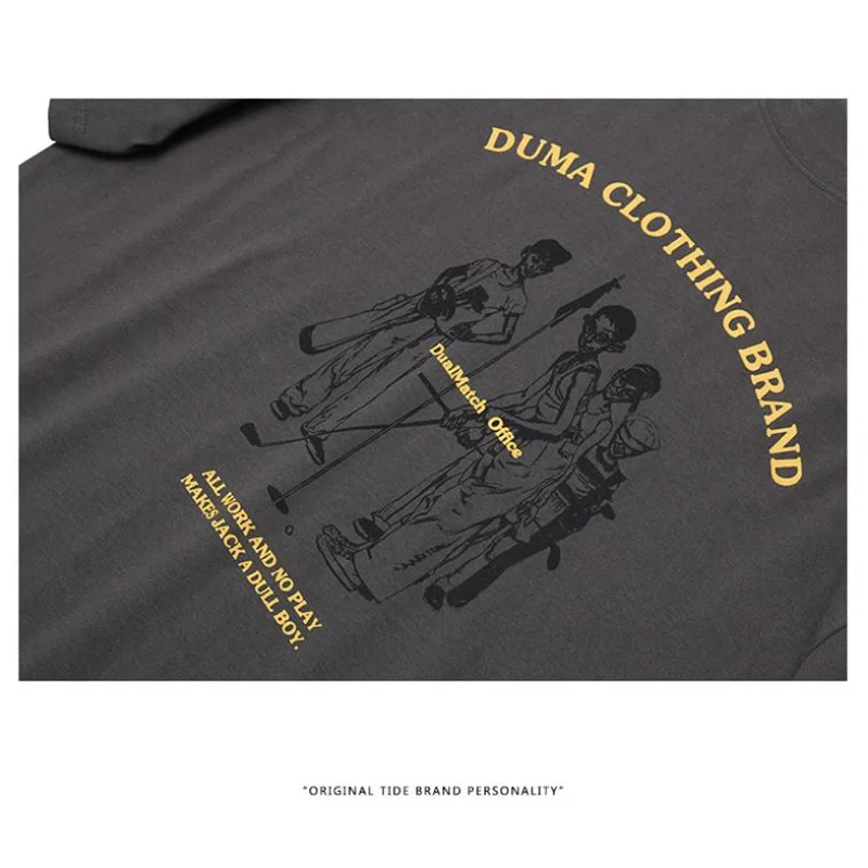 

New Arrival Summer Men Tees Fashion Japanese Character Style Print T-Shirt Casual Original Popular Loose Stylish Couple Male Top