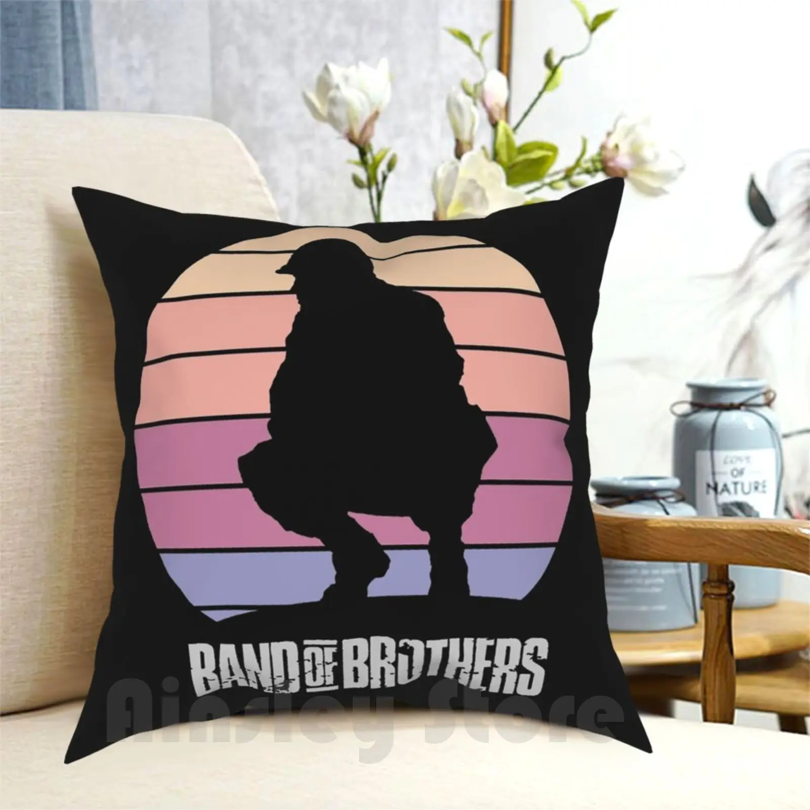 

Группа братьев отвечает Король Лев Подушка Чехол с принтом домашняя мягкая подушка DIY кавер-Группа братьев отвечает встретиться с принтом «...