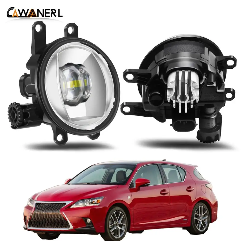 Светодиодный объектив туман светильник сборка 30W фары для автомобилей правый +