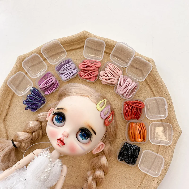 10 шт. мини-зажимы 3 см для кукол BJD красочные аксессуары украшения волос 1/6 |