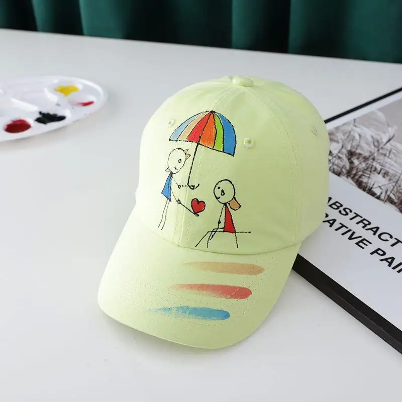 

Ldslyjr 2021 Funny Cartoon Print Cotton Casquette Baseball Cap Adjustable Snapback Hats for Child Boy and Girl 163
