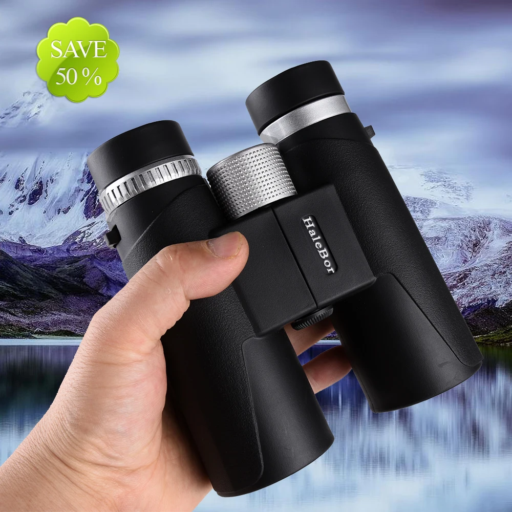 

Бинокль HaleBor 8X42/10X42/8X32, персонализируемый бинокль, профессиональный мощный бинокль BAK4 prism, монокулярный охотничий туризм