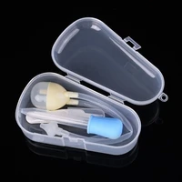 3 piecesset of neonatal safety nose cleaner childrens vacuum nasal aspirator baby kit dropper accessories baby care