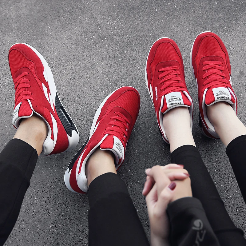 

New Breathable Sport Walking Shoes for Men Cushioning Sneakers Men Casual Shoes Lace Up Trainers Athletic Shoes Women Footwear