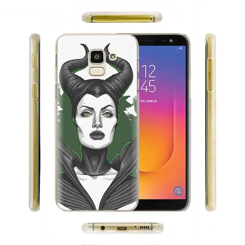 Чехлы Angelina Jolie Maleficent для samsung Galaxy J4 Plus J6 Plus J8 J3 J5 J7 J5 Prime жесткий чехол