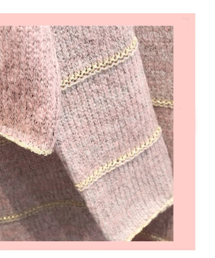 Осенне зимний женский Повседневный свитер комплекты с платьем в стиле пэтчворк