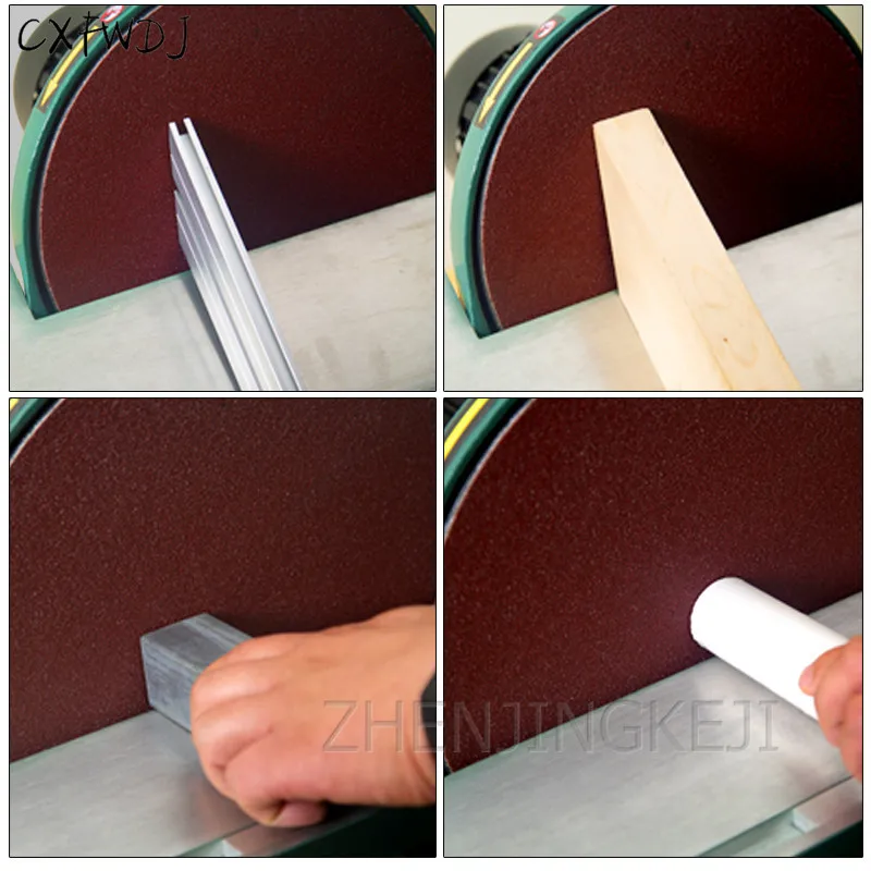 

12 Inches Pure Copper Wire Sanding Machine 220V Industrial Polishing Tools Electric Grinder Equipment Woodworking Polisher 1000W