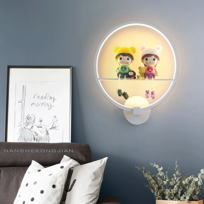 Светодиодные настенные лампы комнатное Черное и белое минималистичное