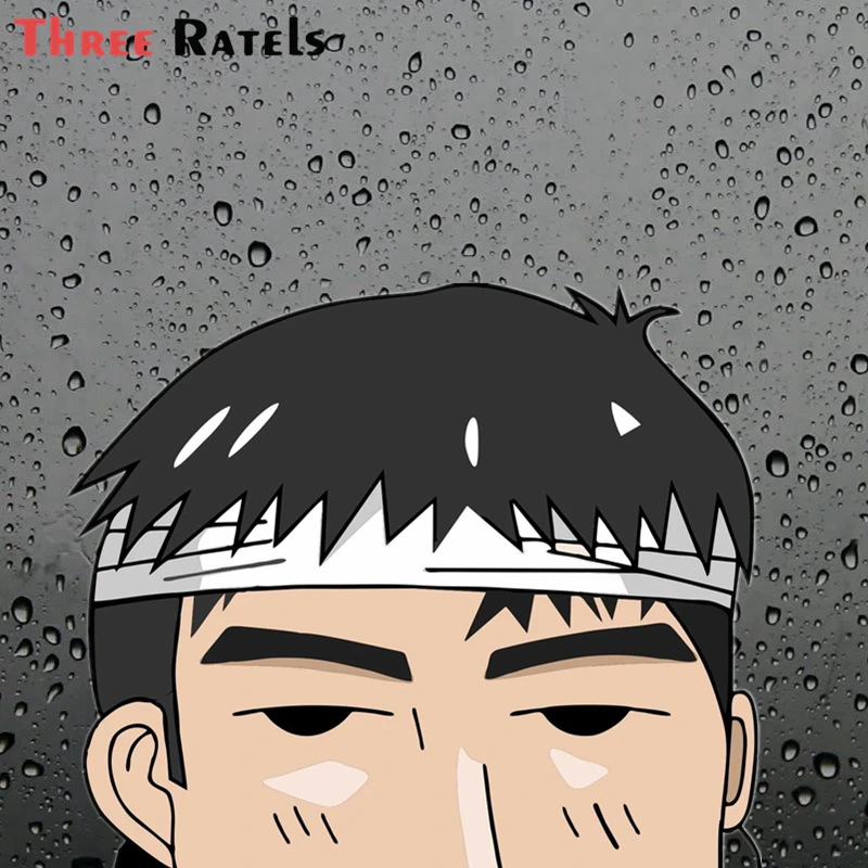 

Three Ratels FC246 cool funny 3D KOICHIRO IKETANI peeking Anime JDM Stickers for DIY Sticker on Suitcase Luggage