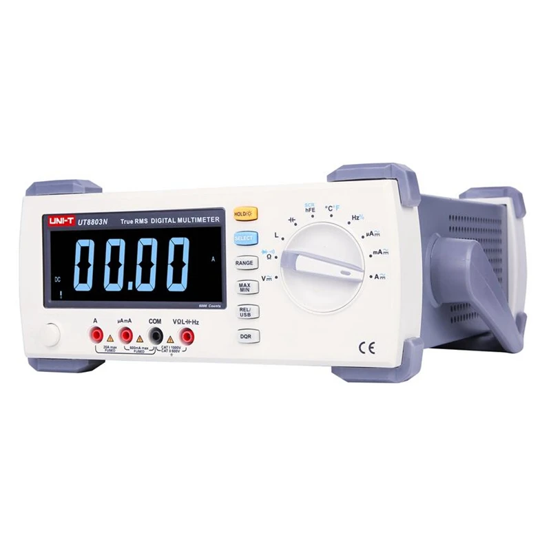 UNI T UT8803N Настольный верхний мультиметр DMM True RMS EBTN DCV/ACV/DCA/ACA Ohmmeter индуктивность