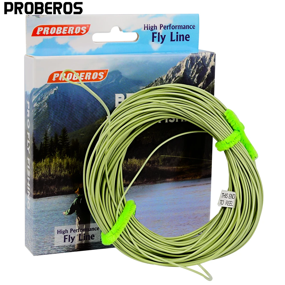 1 шт. PRO BEROS Fly Line 4 цвета вес 100 футов плавающая вперед рыболовная леска для ловли