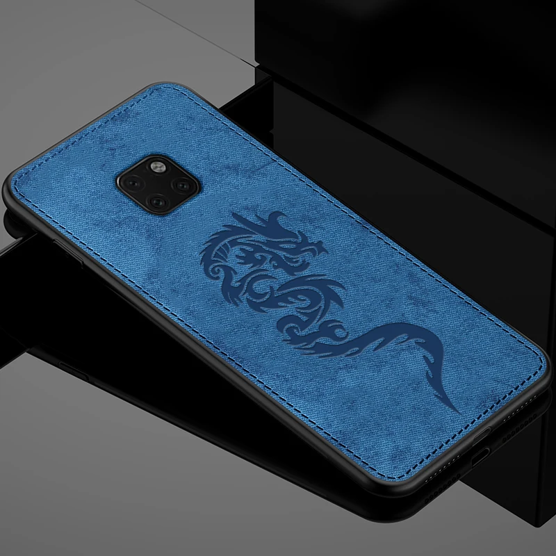 Для huawei mate 20 pro Чехол Huwei mate 8 9 10 mate20 x lite 20x противоударный чехол для задней панели mate10 mate8 mate9 корпус capas - Цвет: blue dragon