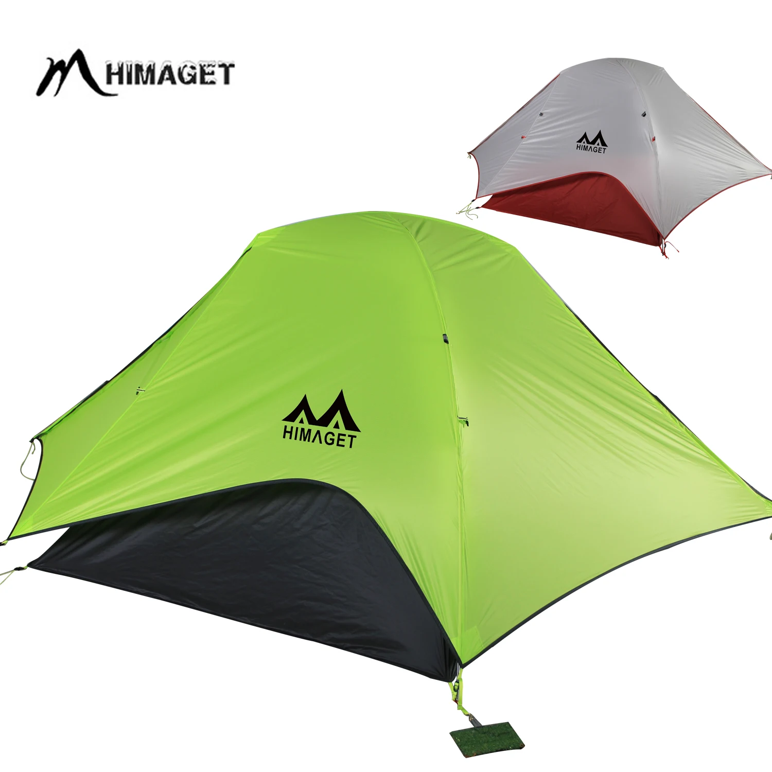 Verkauf 20D Doppel Schicht Wasserdicht 2 Person Rucksack Zelt Für Camping Wandern Picknick