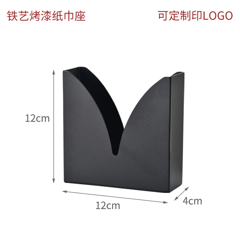 

Creativity Nordic Tissue Boxes Metal Black Simplicity Exquisite Tissue Boxes Napkin Clip Servilletas Kitchen Organizer DK50TB