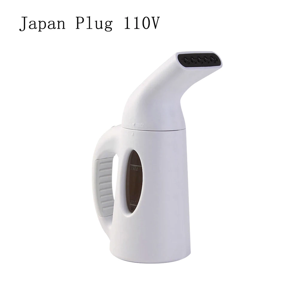Japan plug white 120 мл 110 в 120 в мини паровой утюг, ручная щётка для сухой чистки одежды, портативный дорожный отпариватель для белья, бытовая техника - Цвет: Japan plug white