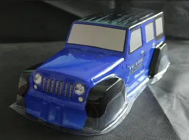 2 шт. 1/10 RC 313 мм Колесная база Jeep Wrangler Rubicon ПВХ корпус для Рок Гусеничный осевой SCX10 D90 TAMIYA CC01 hsp Monster truck