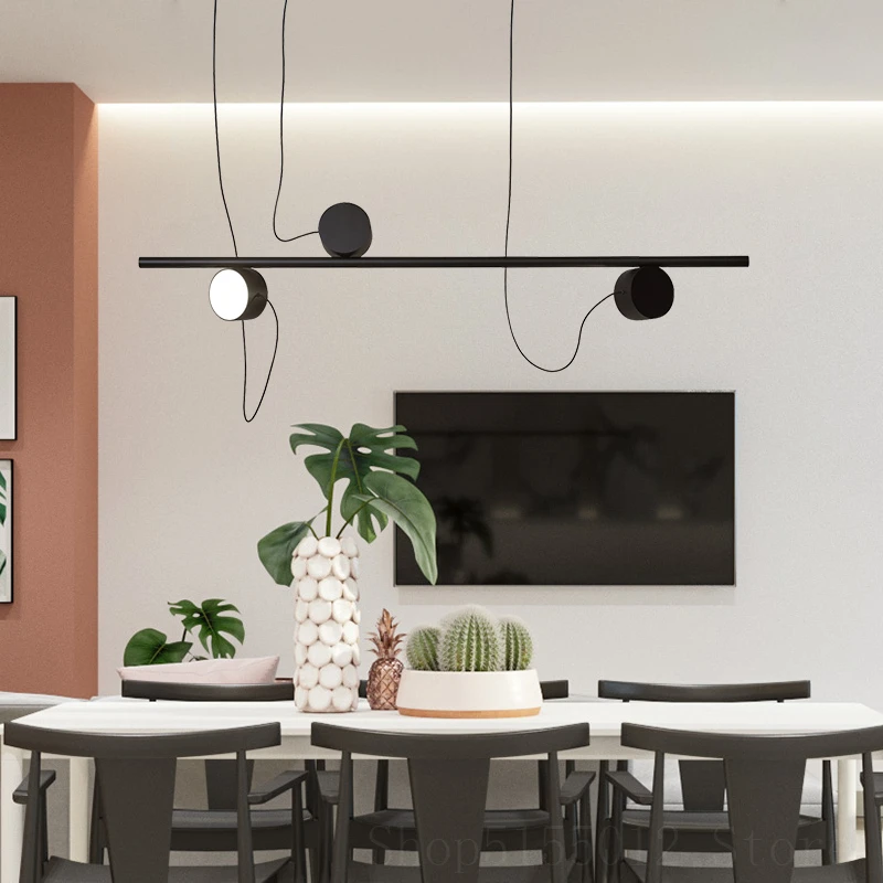 

Nordic Simple Pendant Lights for Living Room Iron Designer Pendant Lamp Bedroom Decor Indoor Lighting Hanging Industrial Fixture