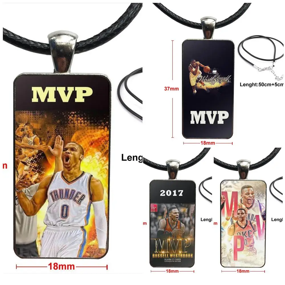 2016 17 Russell Westbrook Mvp дизайнерское модное винтажное стеклянное женское прямоугольное