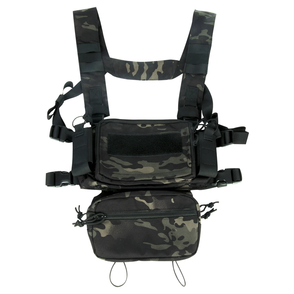 Тактильная охотничья сумка мини нагрудная установка модульная H Harness D3CR w/Sub для