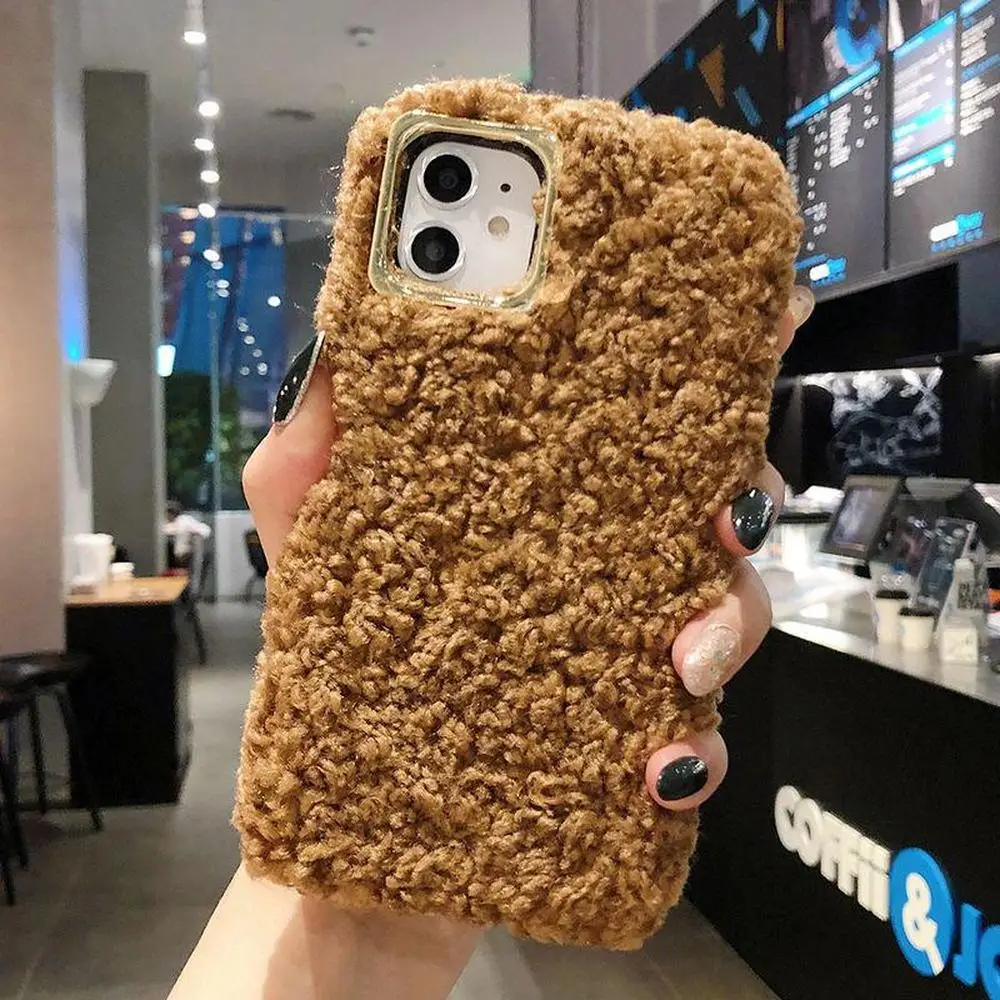 LAPOPNUT супер мягкий силиконовый милый зимний теплый плюшевый пушистый