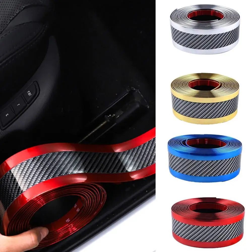 

Car Styling DIY Door Sill Pedal Trim Bumper Moulding Strip Protector Edge Guard Auto Replacement Parts Car Accessories
