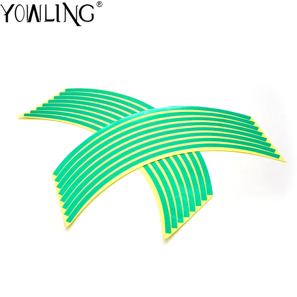 16 полос колеса наклейка светоотражающая обод полоса Лента Велосипед Мотоцикл 17 18