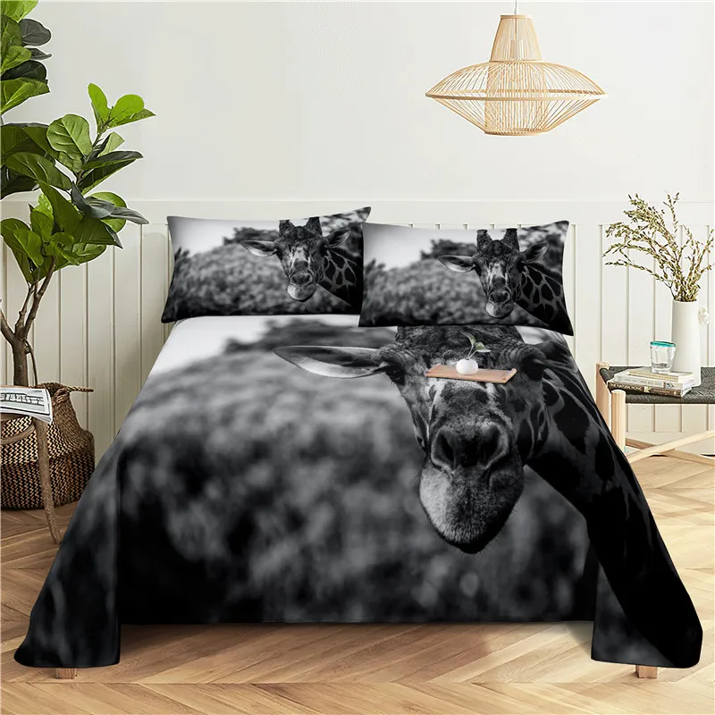 Комплект постельного белья из полиэстера с цифровым принтом Жираф 0 9/1 2/1 5/1 8/2