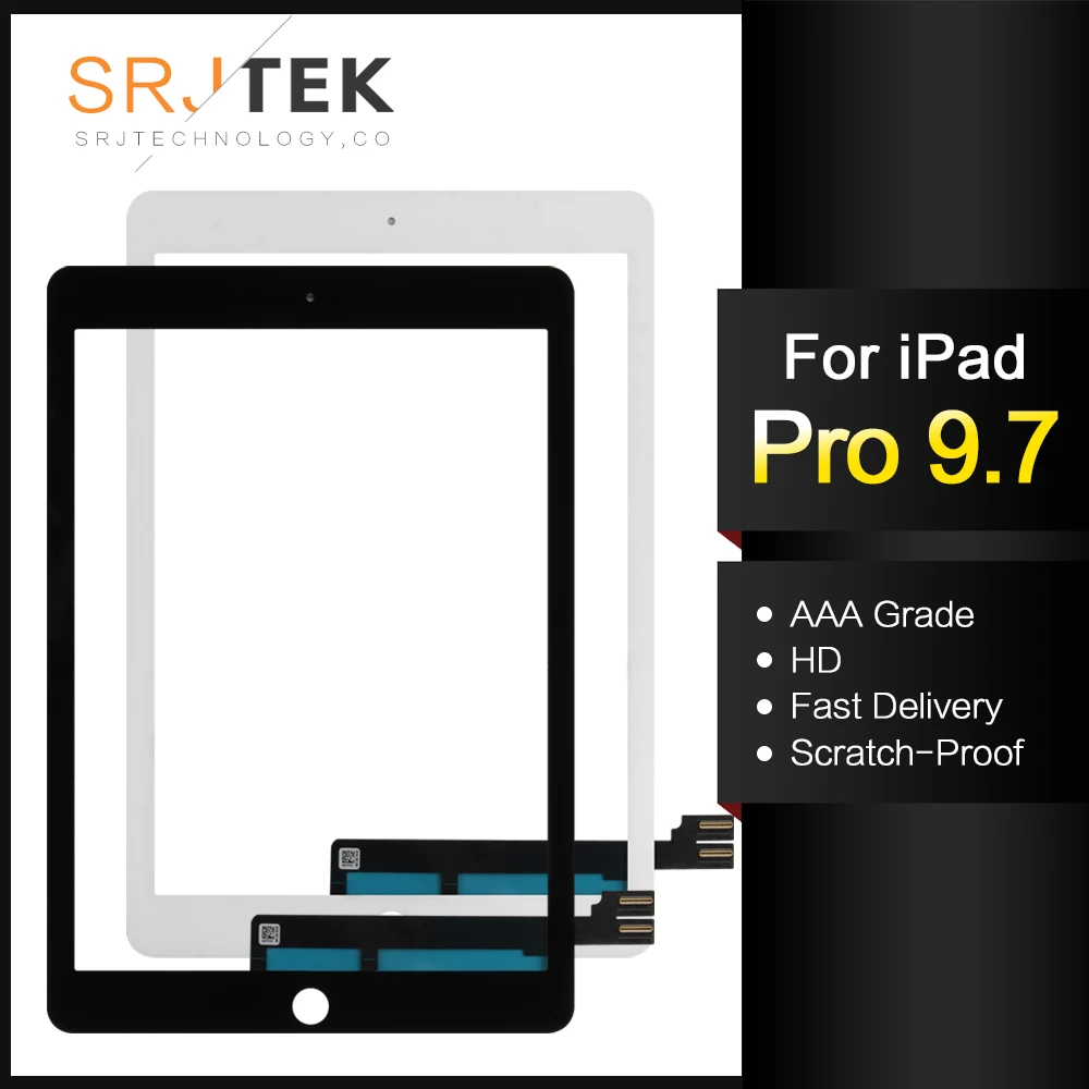 

SRJTEK сенсорный Экран для iPad Pro 9,7 A1673 A1674 A1675 сенсорный Экран планшета Сенсор планшетный ПК запчасти стекло Панель