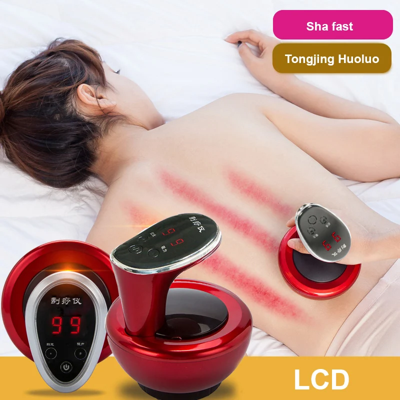 

Electric Cupping massage Scraping Body Relaxation massager Stimulate Acupoints Vacuum guasha Device Healthy Care scraper