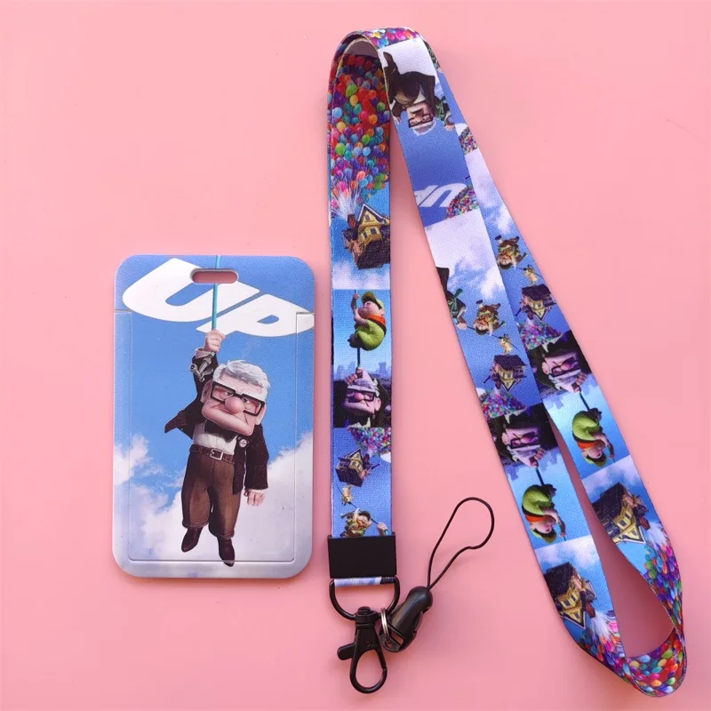 disney up mens card holder business badge card case frame abs employee case student lanyard name card holder free global shipping