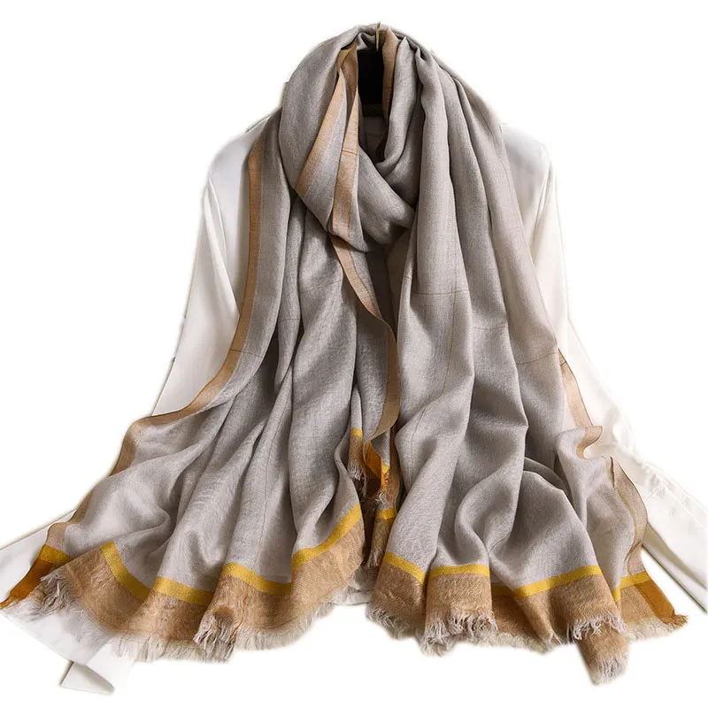 Шарф женский кашемировый Пашмина платки шаль роскошный бренд пончо бандана