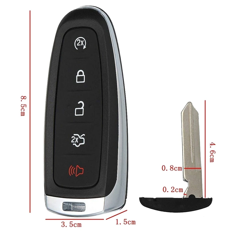 Автомобильный 5 кнопочный багажник разблокировка дистанционный ключ оболочка