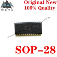 1050 pcs enc28j60 iso sop 28 wireless and rf integrated circuit ethernet controller chip with for module arduino free shipping