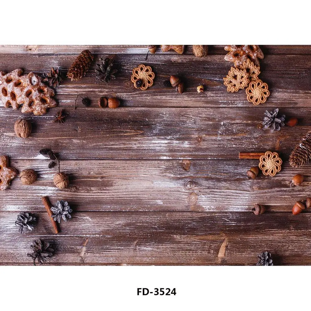 

ZHISUXI Vinyl Custom Photography Backdrops Prop Wooden Planks Photography Background #21119