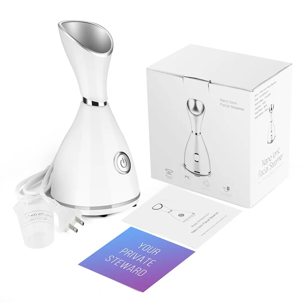 

Nano Ionic Facial Steamer Hot Steamer Cleaner Face Fogger Facial Deep Cleaning Face Sprayer Machine Beauty Face Steaming Device