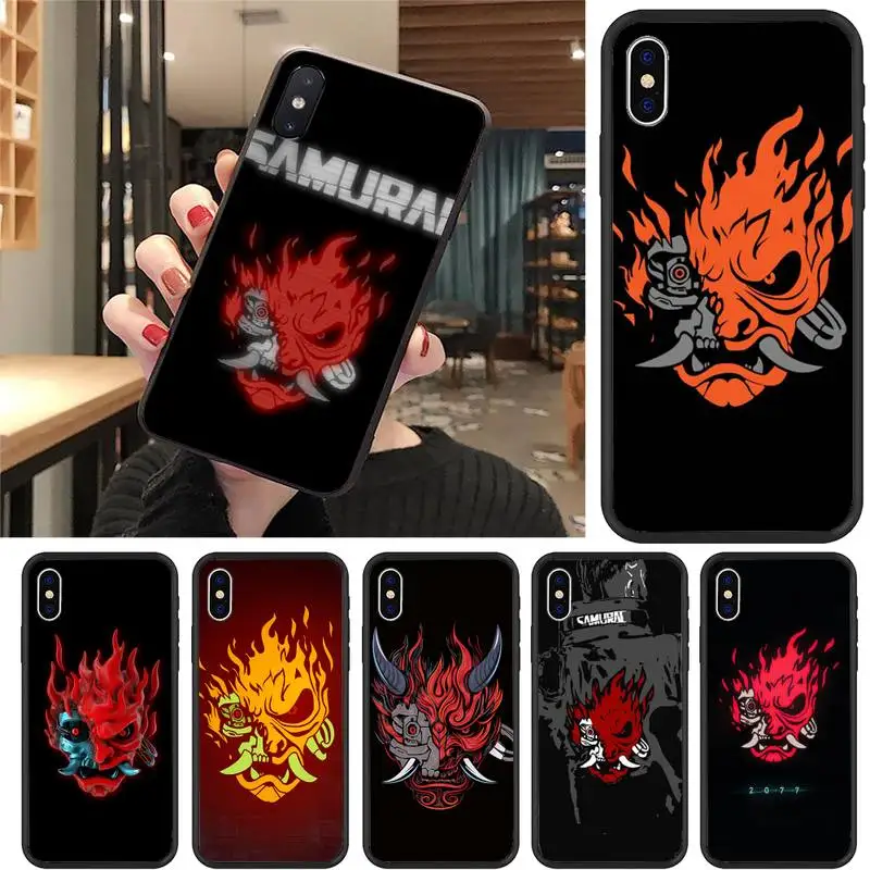

Samuri 2077 Punk Phone Cases For IPhone 12 Pro Max 6 6s 7 8 Plus XS XR 12mini Se 2020 Iphone 11 Pro Max Case