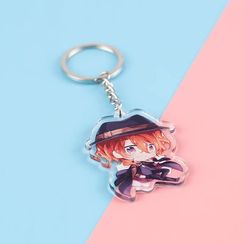 Бродячие собаки bungo брелок двухсторонний акриловый кулон аниме аксессуары с