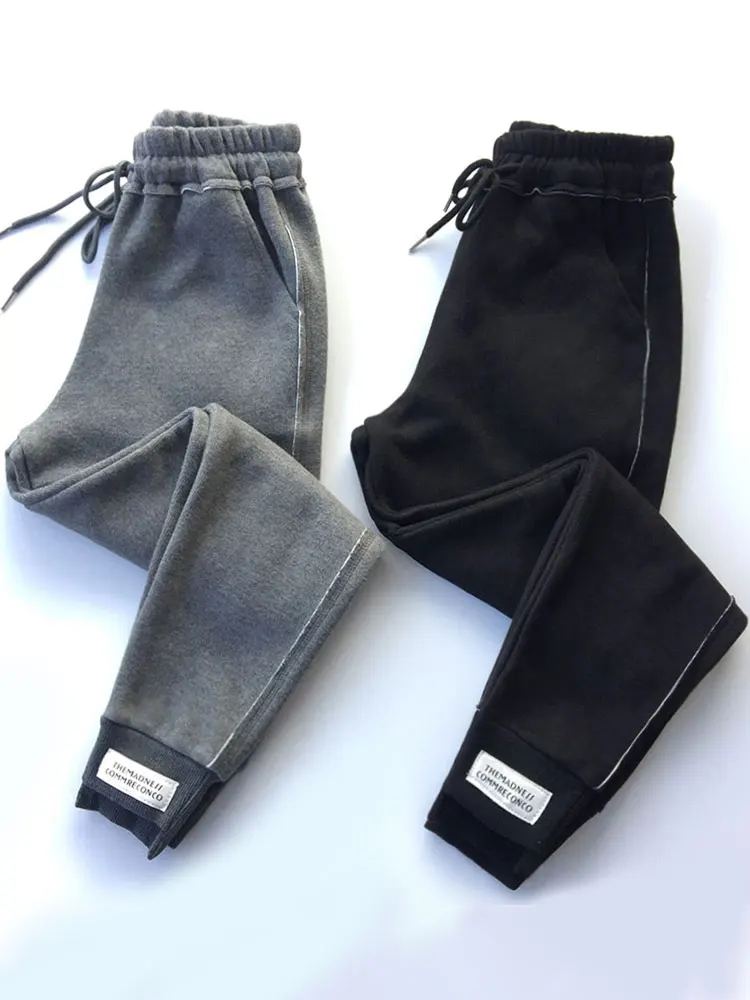 Новинка Зима 2019 европейские товары модные сетчатые красные повседневные брюки