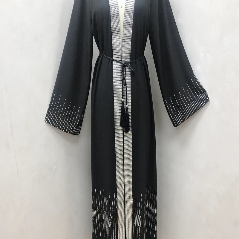 

New hot selling African Middle East Dubai Oman clear color fashion set diamond cardigan factory spot African