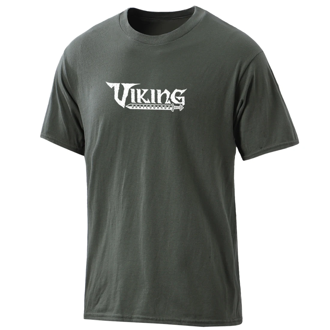 

Men Vikings Vintage Print T-shirts 100% Cotton Summer Clothing Fashion O-neck Tee Shirts Casual Hip Hop Male Leisure Retro Homme