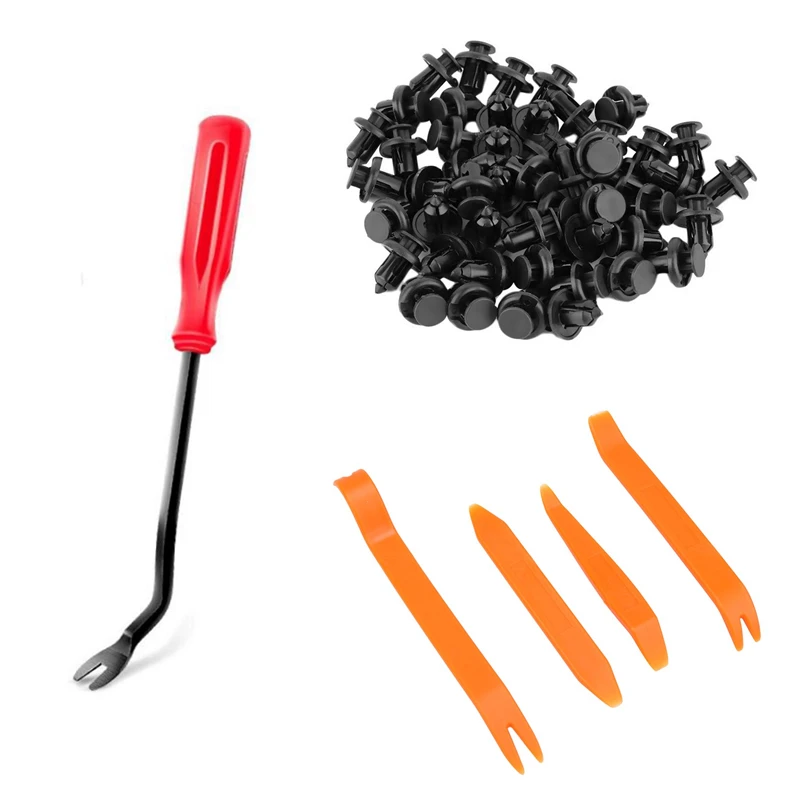 

Auto Door Clip Panel Trim Removal Tool Kits Navigation Disassembly Seesaw Car Interior Plastic Seesaw Conversion Tool Screwdrive