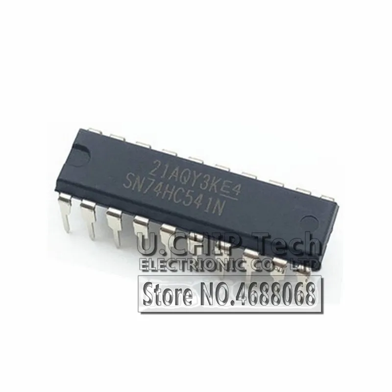 100 шт./лот новый оригинальный SN74HC541N DIP 20 SN74HC541 74HC541 ВОСЬМИШТЫРЬКОВЫЕ буфера и