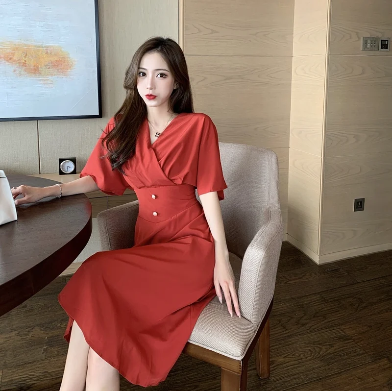 

CMAZ Dresses For Women Summer 2021 Korean Style