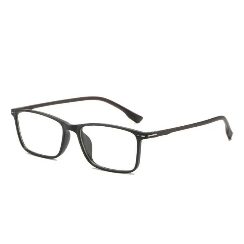 matte black Мужские очки в винтажном стиле, очки для близорукости-0,5-1,0-1,5-2,0-2,5-3,0-3,5-4,0-4,5-5,0-6,0 - Цвет оправы: matte black