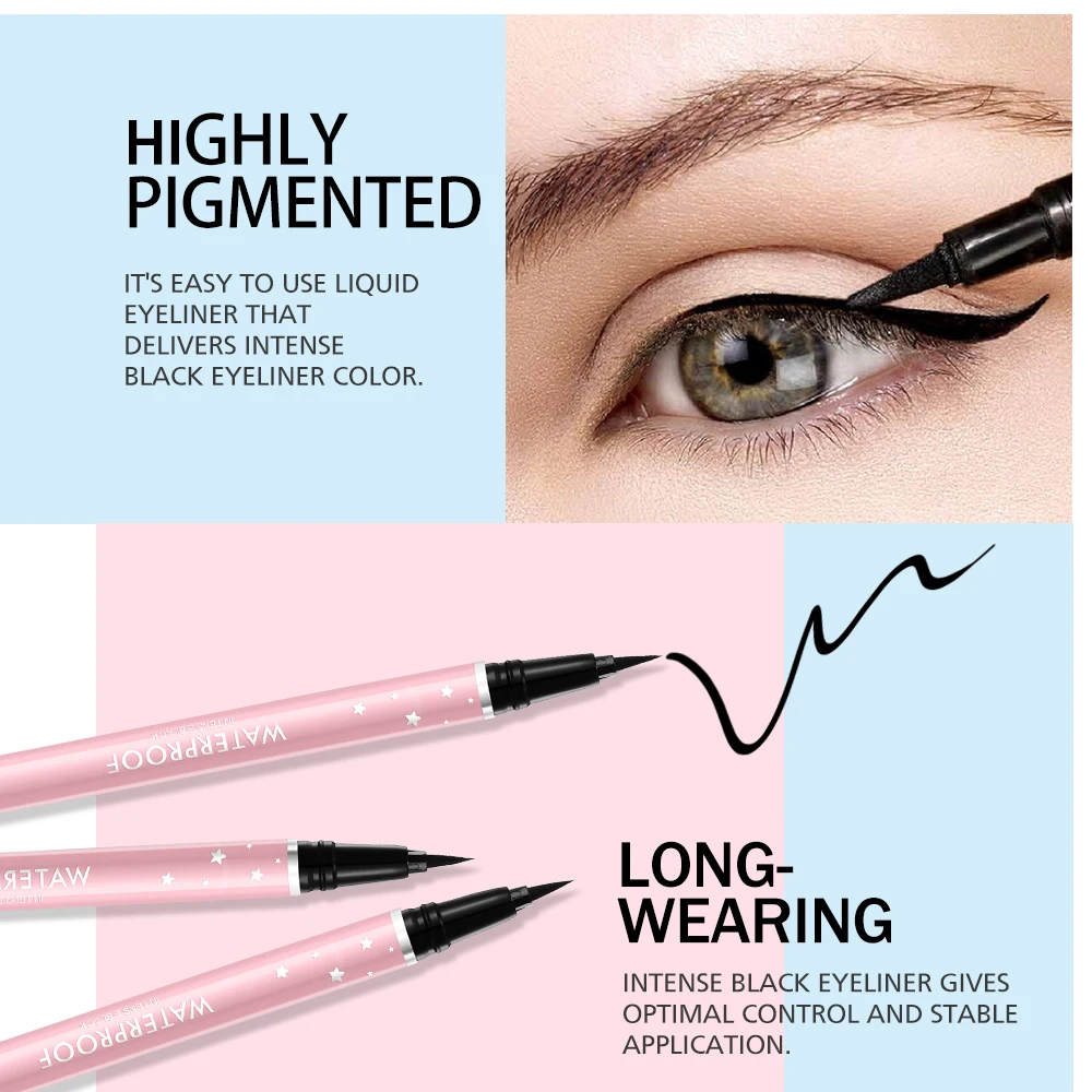 

MINIMELI Dual Eyebrow Pencil + Liquid Eyeliner Pencil Makeup Sets Smudge-Proof Make Up Waterproof Beauty Cosmetics