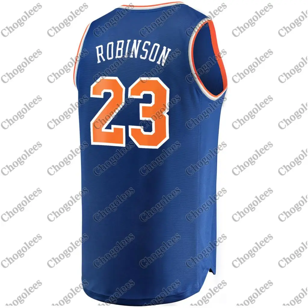 

Men Basketball Jersey Mitchell Robinson New York Branded Fast Break Player Jersey Icon Edition Royal