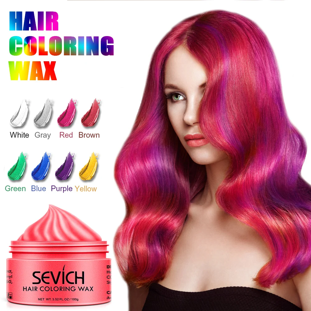 Грязь DIY одноразовая формовочная паста краситель крем одноразовые волосы цветной воск мужские гель для волос для укладки волос цвет ing Серебряный серый TSLM1