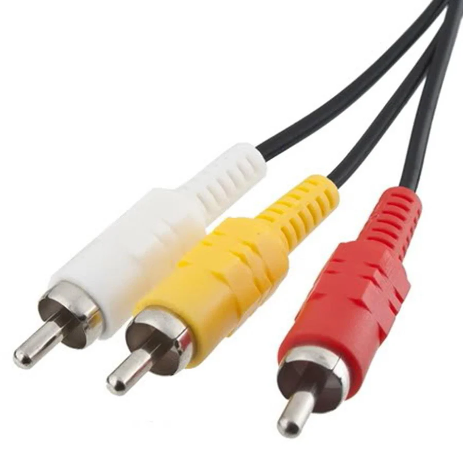 Кабель AV 3 RCA для Sony Playstation PS1 PS2 консоли PS3 | Электроника