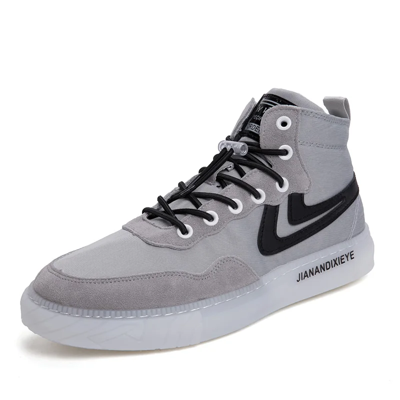 2019 мужские вулканизированные кеды из дышащего материала на платформе